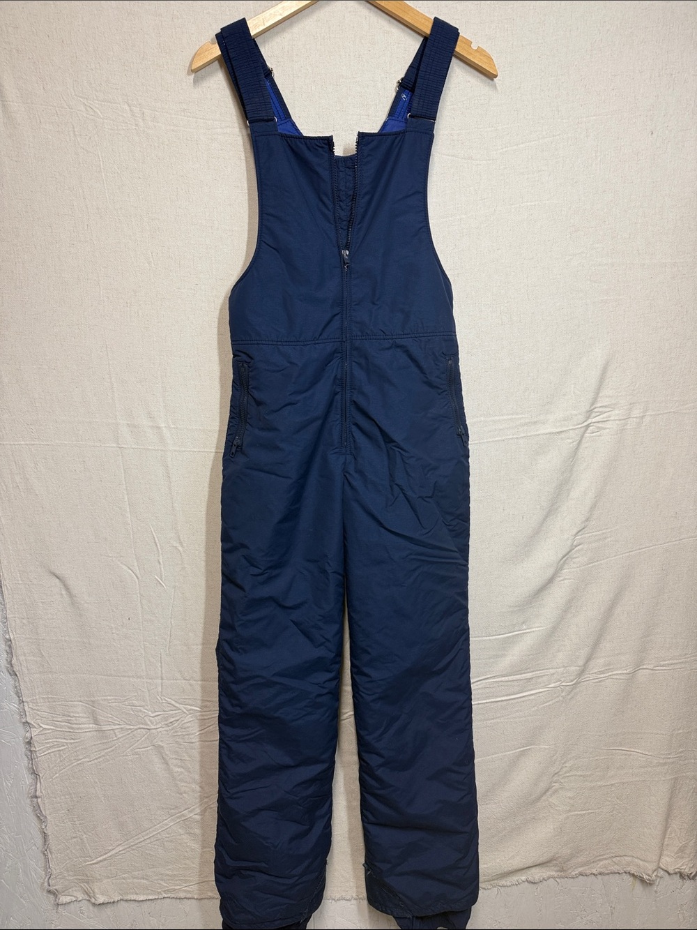 Children's Navy Insulated Snow Bib Overalls